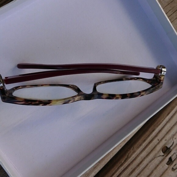 TORY BURCH Eyeglasses TY 2055 1476 Porchini Tortoise/Bordeaux 53MM - Frame Only - Picture 6 of 11